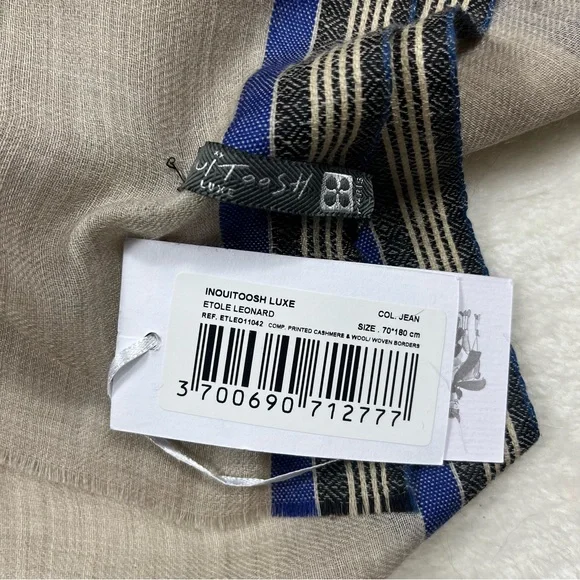 Inouitoosh Tiger wool cashmere scarf - Picture 4 of 4